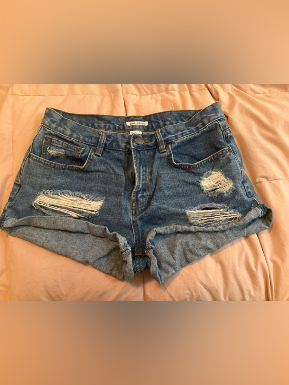 Billabong High Rise Jean Shorts- Vintage 2010s